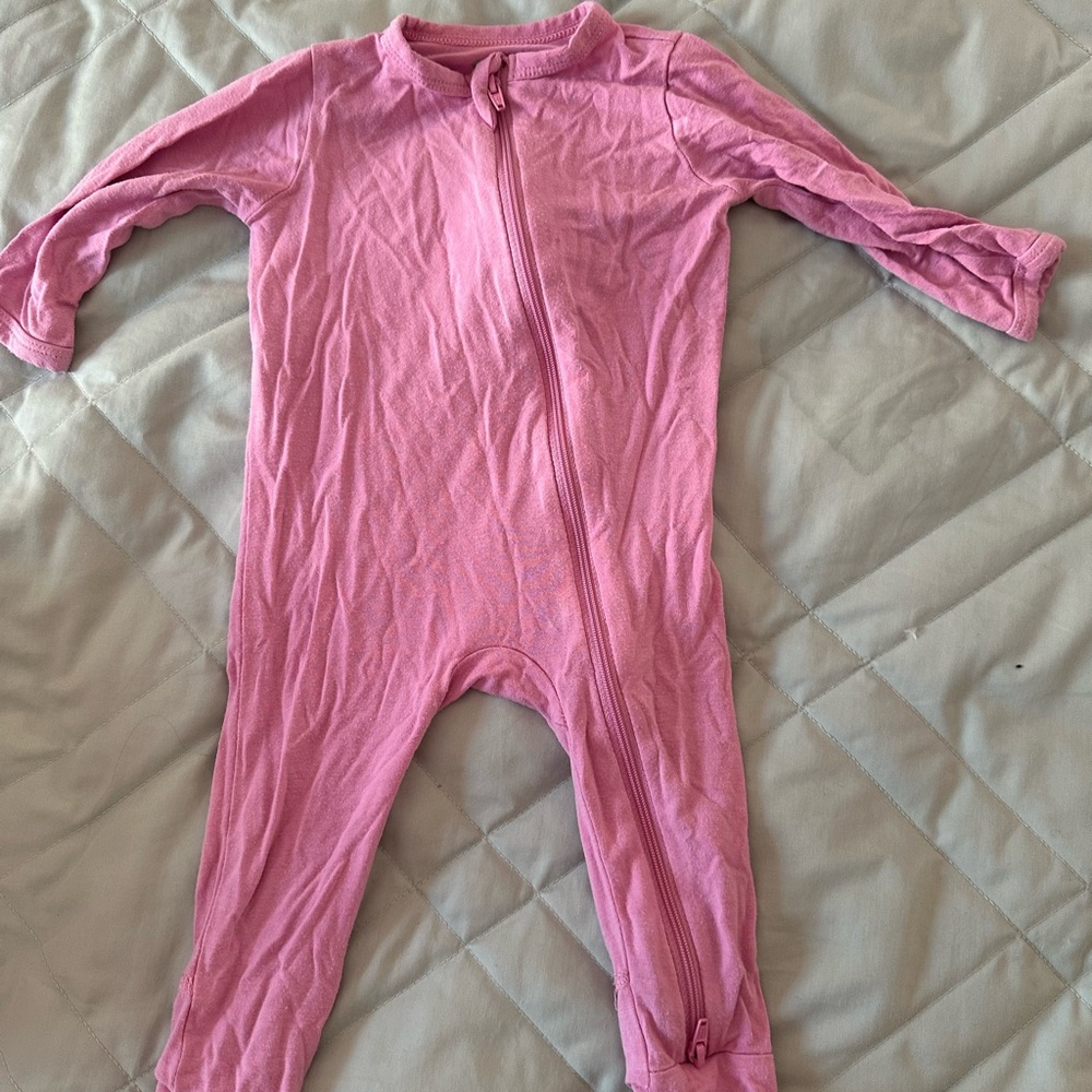 Kyte BABY Soft Pink Footie One Piece